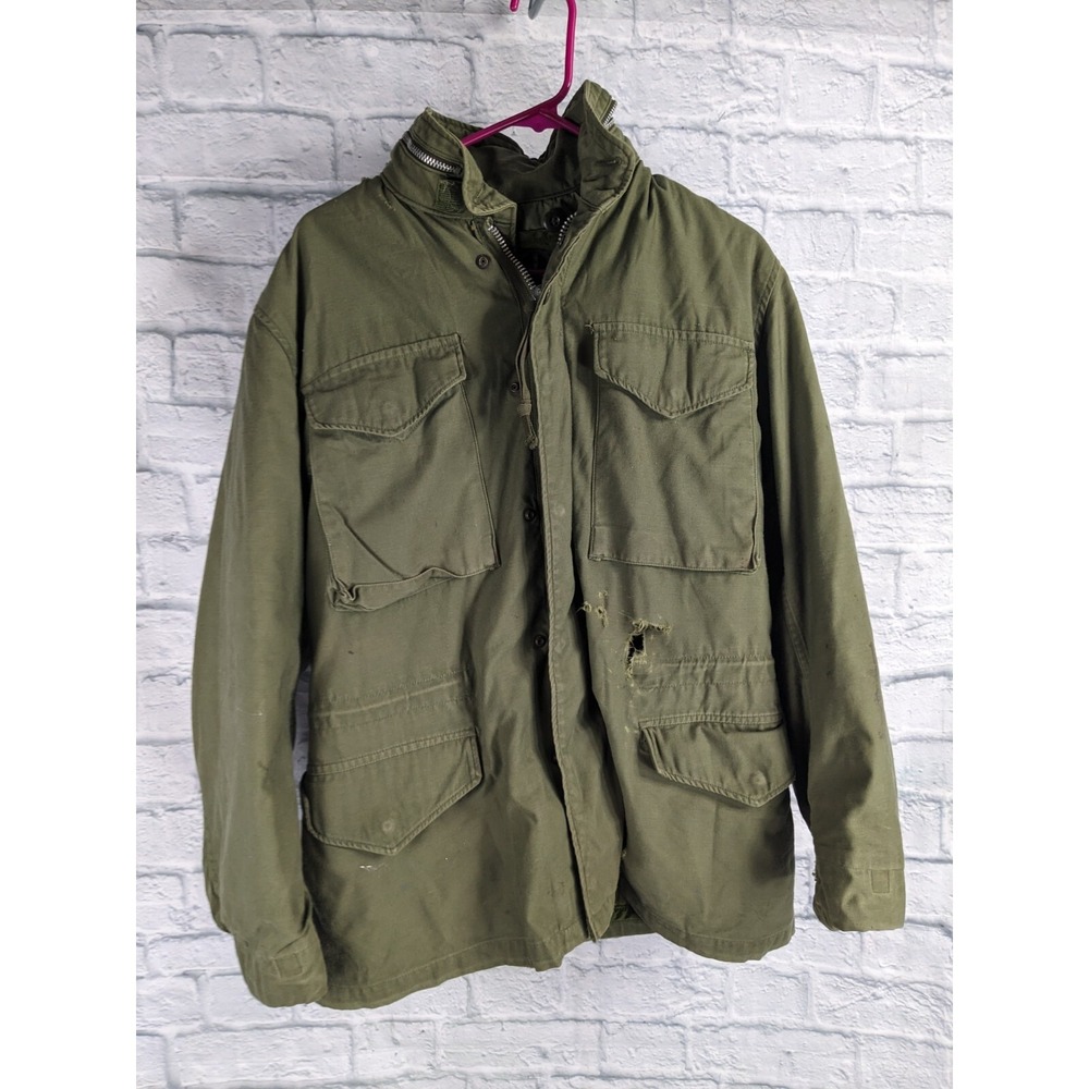 U.S. Air Force Military M-65 Field Coat Jacket 8405-782-2936 Small Ref W/ Hood